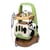 Chariot Vétérinaire  de Zoo - Peluche Panda - Nombreux accessoires inclus - Produit 2 en 1 : Cage de transport - Fabrication