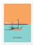 Affiche 50 x 70 cm -  Ile de Groix - Retour de pêche - Artmoric