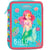 Trousse garnie La petite sirène Curious Must 21 CM - 2 compartiments