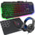 Ensemble clavier et souris - The G-Lab Combo Argon - Noir - Clavier à membrane