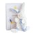 Lapin matelot doudou avec attache tetine - Doudou et Compagnie