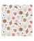 Tissu coton enfant lune et soleil de 150 cm de largeur blancmystia vendu par 50 cm