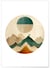 Affiche Abstract Lune 1 | A3 : 29,7x42cm