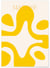 Affiche Matisse 'Composition Soleil' – Abstraction en jaune | A3 : 29,7x42cm