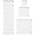 Assortiment de blocs acryliques pour tampons - de 2,5 à 16,5 cm - 4 pcs