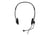 PORT Connect Casque audio stéréo avec micro prise jack 3.5mm noir