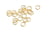 250 ANNEAUX de jonction OUVERTS 4 mm metal dore - creation bijoux perles