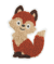 Motif décoratif brodé thermocollant Renard – Prym (76 x 56 mm) Renard Marron