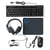 Nedis Pack Gaming 5-en-1 QWERTY avec Clavier, Souris et Casque Rétroéclairé LED Noir