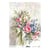Feuille papier calque, papier velin scrapbooking Itd Collection BOUQUET DE FLEURS 259