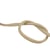 Bobine 25m cordon tresse métallisé écru/or 6mm