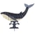 Maquette 3D en papier Baleine bleue