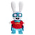 Peluche Bouillotte Simon super lapin - Pelucho