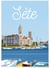 Affiche ville de Sète | A3 : 29,7x42cm