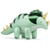 Ballon Aluminium Hélium Triceratops Vert