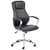 Fauteuil de Bureau Noir en Cuir PU Siège Inclinable Réglable en Hauteur Rembourrage Épais Noir