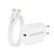 Mayaxess Chargeur Secteur pour Galaxy A36 20W + Câble USB-C 1m Blanc