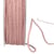 Bobine 30m cordelière polyester 2mm vieux rose