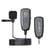 Microphone Sans Fil Bluetooth 2.4G Réduction De Bruit Pour Enregistrement Live YONIS