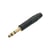Neutrik Connecteur Fiche Jack Professionnelle 1/4" 3 Pôles en Métal Noir / Or