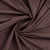 Tissu Suédine extensible Siena aspect daim uni  Marron foncé