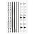 Motifs autocollants déco Moulures, 10x16cm, 2 feuilles