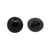 20 Boutons de Tige noir Acrylique diamètre 11 mm 1 trou - creation couture Diy