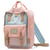 Sac à Dos Etudiant Ecole Cartable 38 * 28 * 15 cm Rose Bleu YONIS