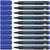 Lot de 10 marqueurs permanents pointe biseautée 1+4 mm - SCHNEIDER - Bleu - Maxx 133