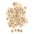 MégaCréa DIY - Lettres carré en bois Alphabet intelligent 120 pièces