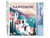 Peinture par Numéro Figured'Art Affiche Vintage Santorin - Activité Manuelle Kit de Loisir Créatif DIY Numéro d'Art Complet - 40x50cm sans châssis en bois
