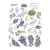 Planche de stickers couleur embelissement Fabrika Decoru JOURNEY TO PROVENCE 136