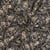 Tissu Batik de Coton fines arabesques écru sur fond Noir profond