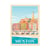Affiche 30x40 cm - Menton - Olahoop Travel Posters