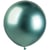 3 Ballons Vert Chromé Ø48cm