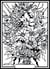 Tableau velours a colorier Bouquet de fleurs Sericolor