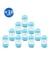 Lot de 10 pelotes COTTON QUICK UNI de Gründl – 500 g de coton mercerisé certifié Oeko-Tex 141 Bleu