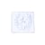Ecusson thermocollant badge étoile laurier blanc 3cm x 3cm