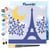 Mini Peinture par Numéro Figured'Art 20x20cm avec cadre Paris sous la Lune - Petit Format
