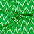 Tissu Voile de Coton Batik Zigzag Blanc sur fond Vert citron