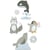 Gabarit de découpe pour machine Sizzix Thinlits - Animaux Arctiques - Pour loisirs créatifs