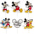 30 Cake Toppers Mickey