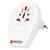 Skross Adaptateur Voyage 2 USB-A vers Chine Italie Brazil Pratique et Compact Blanc