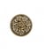 Bouton métal motif floraux 23mm à queue - Prym Gris Fonce