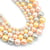 30 perles rondes en nacre naturelle teintée 6 mm fabrication bijoux 0511906