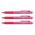 Stylo roller rétractable PILOT Frixion Ball Clicker - Rose - Pointe fine 0,25 mm