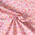 Tissu Popeline de Coton légère imprimé liberty vintage sur fond Ivoire