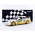 Voiture Miniature de Collection - MINICHAMPS - MERCEDES-BENZ 190E 2.5-16 EVO 2 - 1/18 - Blanc/Jaune - DTM 1992