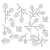Matrices de découpe embossing - Pommes de pin - 13 dies Thinlits - Tim Holtz - Sizzix
