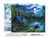 Peinture par Numéro Figured'Art avec Cadre - Lac nocturne - Kit de Loisir Créatif DIY Numéro d'Art Complet - 40x50cm toile tendue sur châssis